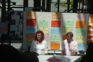 Bilder vom Besuch der Europa-Abgeordneten Frau Westphal