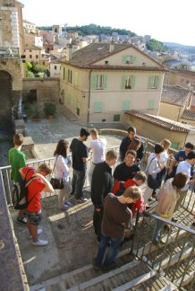 Comenius-Treffen in Ancona, IT
Im Bild:
Besichtigung in der Altstadt von Ancona