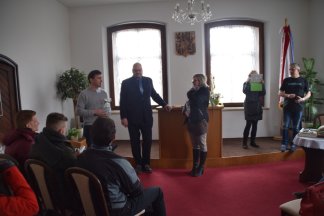 Empfang beim Bürgermeister von Dobruska.