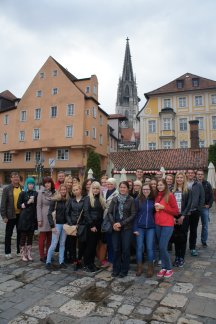 Die Gruppe in der Regensburger Altstadt.