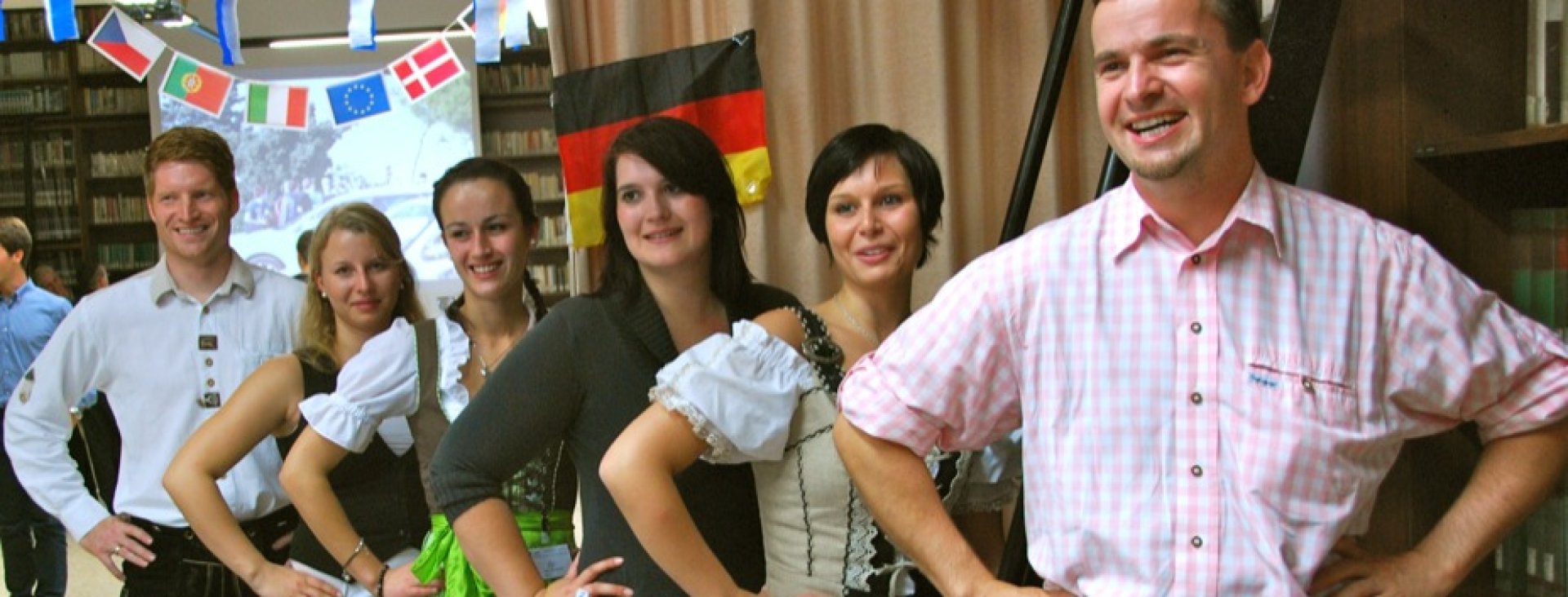 Beim Europäischen Abend müssen Schüler und Lehrer die deutsche bzw. fränkisch-bayerische Kultur präsentieren.