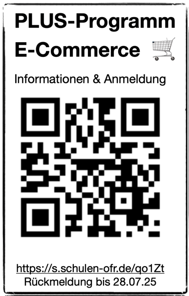 QR-Code PLUS-Programm E-Commerce