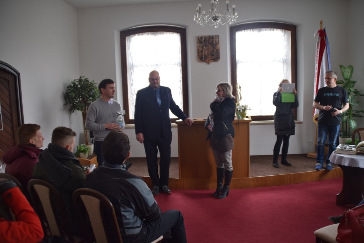 Empfang beim B&uuml;rgermeister von Dobruska.